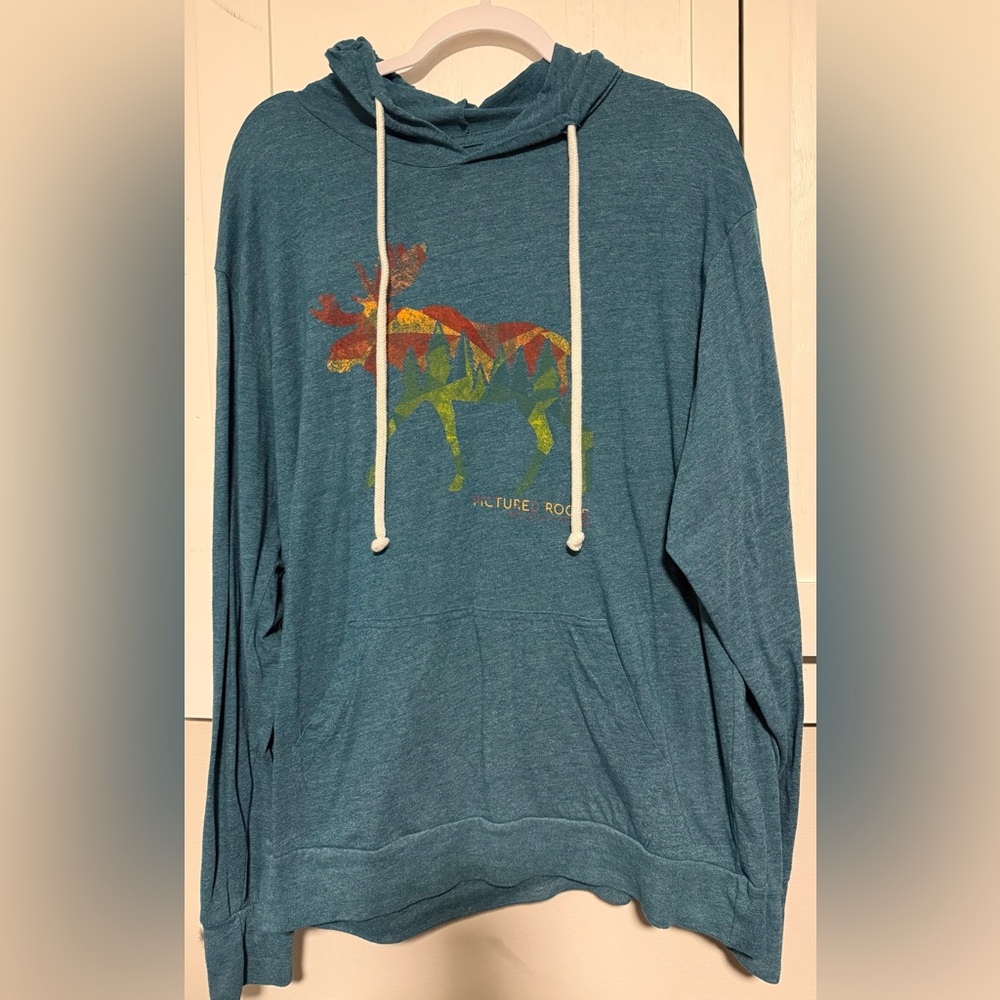 Blue 84 Teal Graphic Hoodie